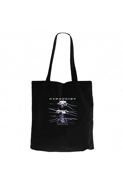 Z zepplin Hypocrisy Abducted Black Zippered Cloth Bag Gabardine