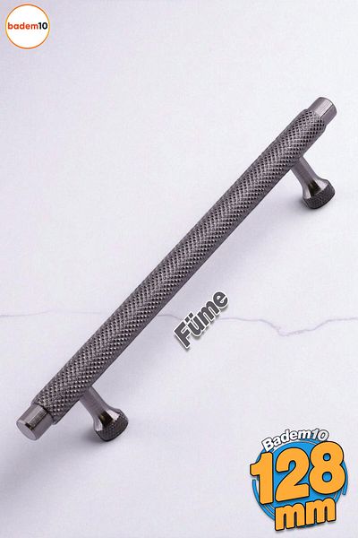 Badem10 Mâner Martin din metal afumat 128 mm Sertar de mobilier Dulap de bucătărie Dulap Mânere moderne pentru uși Model