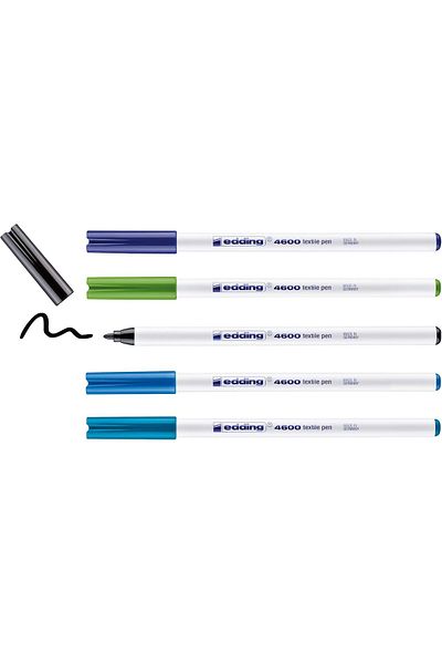 Mena Rise Diyar-Ifırsatshop 4600 Textile Pen - Black, Blue, Light Blue, Light Green, Song Blue - 5'