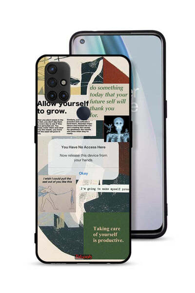 Tolwak غطاء حماية لهاتف OnePlus Nord N10 5G اسمح لنفسك بالنمو
