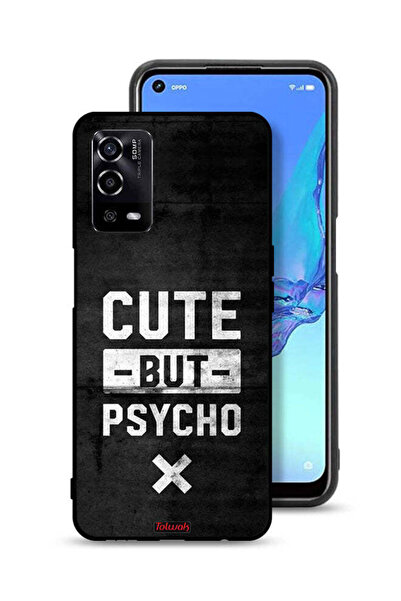 Tolwak Oppo A55 4G Protective Case Cover Cute But Psycho
