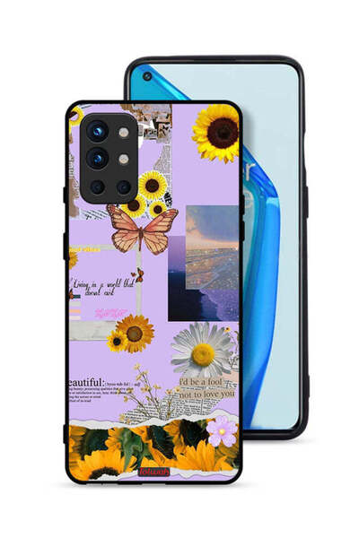 Tolwak غطاء حماية لهاتف OnePlus 9R 5G بملصقات عباد الشمس الجميلة