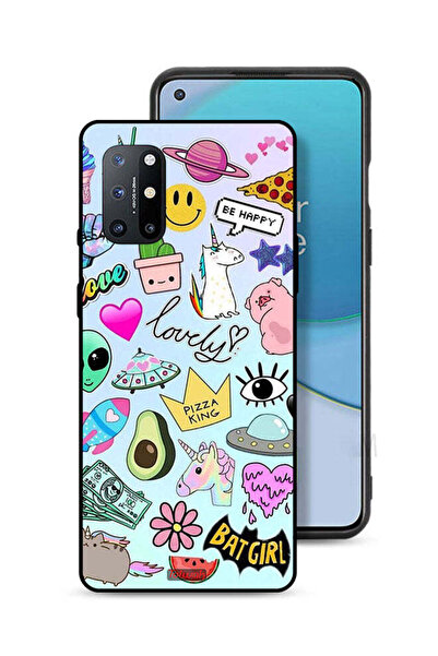 Tolwak غطاء حماية لهاتف OnePlus 8T 5G بملصقات جميلة