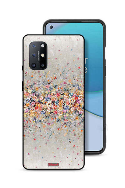 Tolwak غطاء حماية لهاتف OnePlus 8T 5G، زهور صغيرة، فن تجريدي