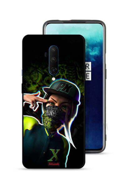 Tolwak غطاء حماية لهاتف OnePlus 7T Pro برسومات فنية جمالية للبنات