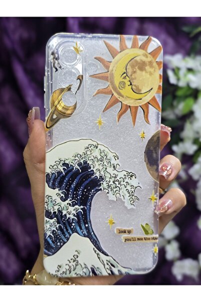 Magic Ring Samsung Galaxy A36 Uyumlu Baskılı Şeffaf Telefon Kılıfı