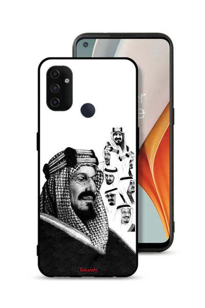 Tolwak غطاء حماية لهاتف OnePlus Nord N100 - ملصق فني أبيض وأسود لملوك المملكة...