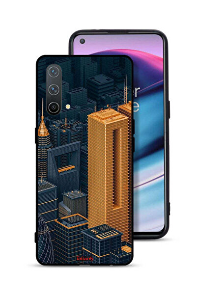 Tolwak غطاء حماية لهاتف OnePlus Nord CE 5G برسومات مباني فنية