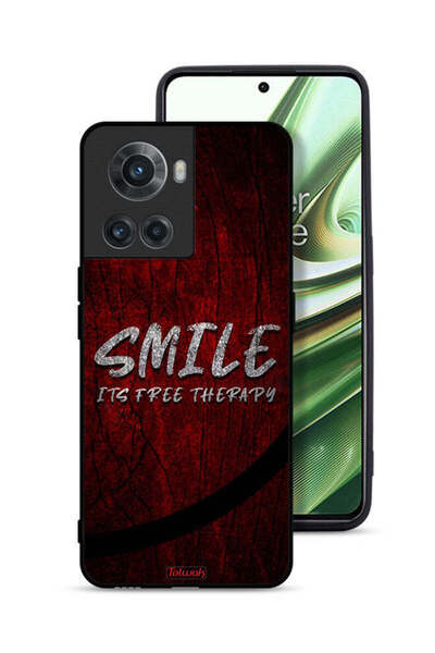 Tolwak OnePlus 10R 5G Protective Case Cover Smile Its Free Therapy