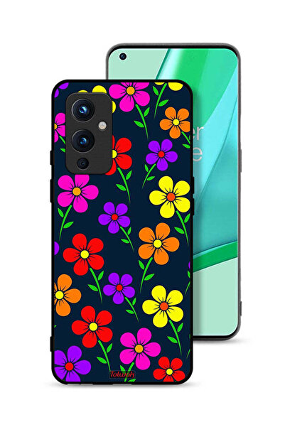 Tolwak OnePlus 9 5G Protective Case Cover Colorful Flowers