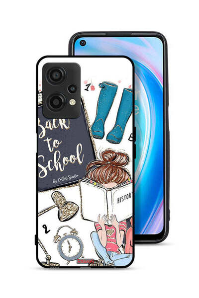 Tolwak غطاء حماية لهاتف OnePlus Nord CE 2 Lite 5G بطبعة فتاة مدرسية تقرأ التاريخ