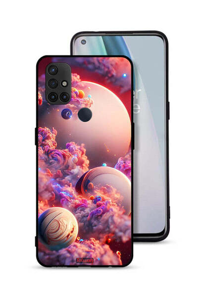 Tolwak غطاء حماية لهاتف OnePlus Nord N10 5G بطبعة غيوم فنية تجريدية