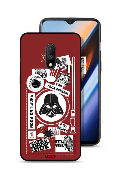 Tolwak غطاء حماية لهاتف OnePlus 7 - ملصق "مرحبًا بكم في الجانب المظلم"
