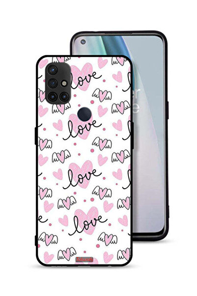Tolwak غطاء حماية لهاتف OnePlus Nord N10 5G بنمط فني بنقشة حب وقلب