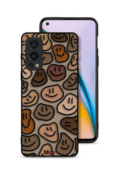 Tolwak غطاء حماية لهاتف OnePlus Nord 2 5G برسومات وجوه مبتسمة