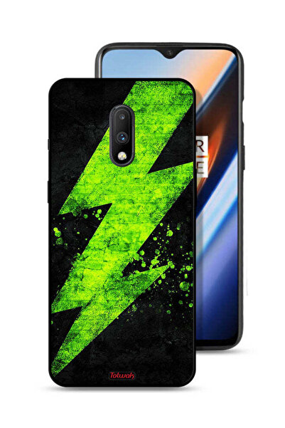 Tolwak غطاء حماية لهاتف OnePlus 7 بنمط كهربائي
