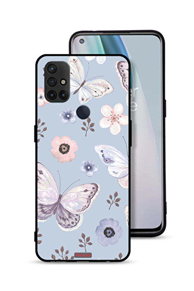 Tolwak غطاء حماية لهاتف OnePlus Nord N10 5G بنقشة فراشات وزهور