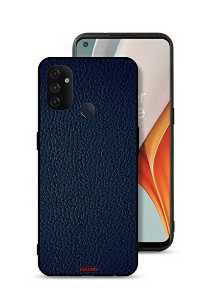Tolwak غطاء حماية جلدي بنمط هندسي لهاتف OnePlus Nord N100