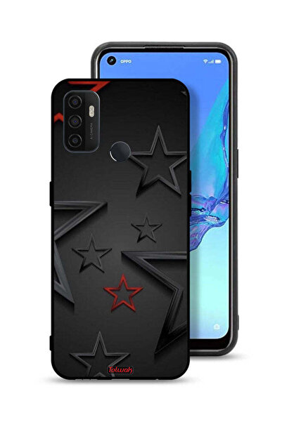 Tolwak غطاء حماية بنقشة نجوم لهاتف Oppo A33 (2020)