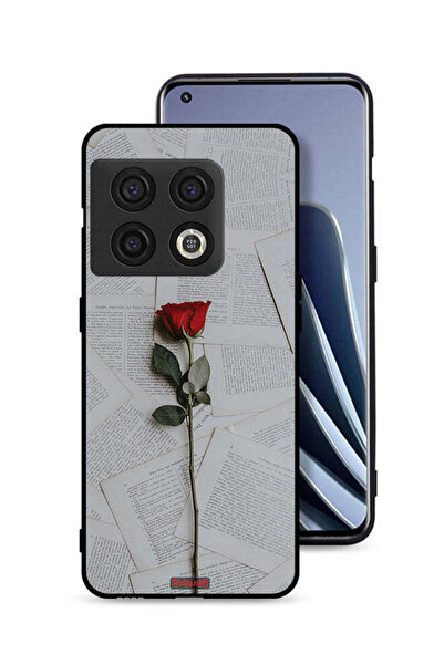 Tolwak غطاء حماية لهاتف OnePlus 10 Pro 5G وردي على ورق