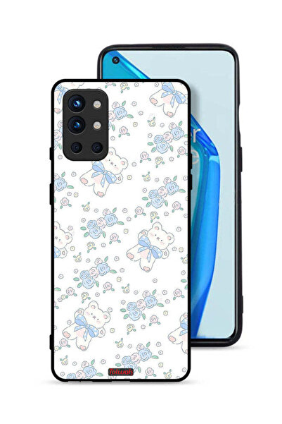 Tolwak غطاء حماية لهاتف OnePlus 9R 5G مع دب تيدي لطيف وأيقونة زهور