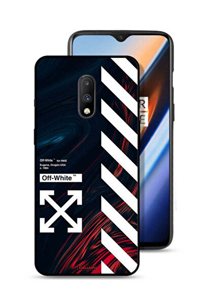 Tolwak غطاء حماية لهاتف OnePlus 7 - ملصق أبيض عاجي