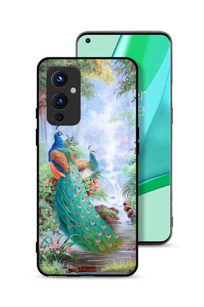 Tolwak غطاء حماية لهاتف OnePlus 9 5G بنقشة الطاووس