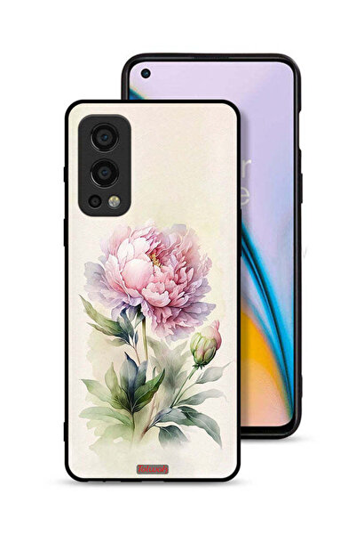 Tolwak غطاء حماية لهاتف OnePlus Nord 2 5G بتصميم فني بألوان مائية وردية