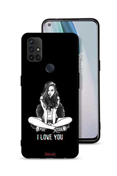 Tolwak غطاء حماية لهاتف OnePlus Nord N10 5G برسومات I Love You
