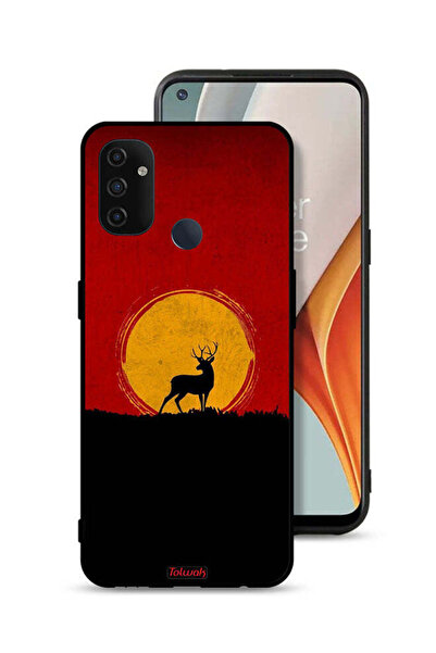 Tolwak غطاء حماية OnePlus Nord N100 بتصميم غزال وقمر