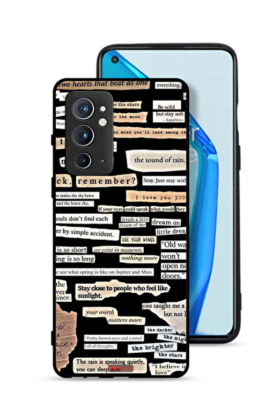 Tolwak غطاء حماية لهاتف OnePlus 9RT 5G مع ملصقات اقتباسات