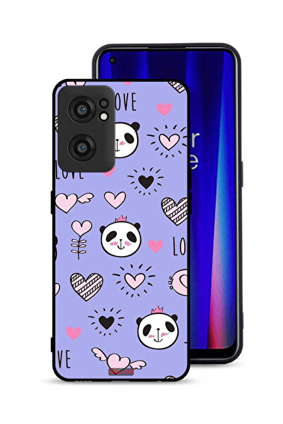 Tolwak OnePlus Nord CE 2 5G Protective Case Cover Love And Panda Doodle