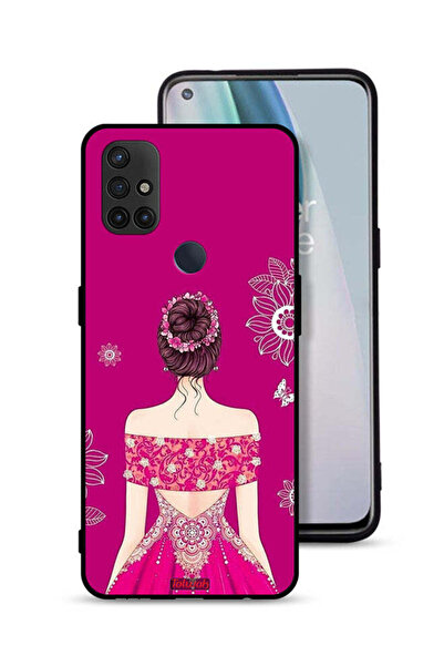 Tolwak غطاء حماية لهاتف OnePlus Nord N10 5G برسومات فتاة وزهور
