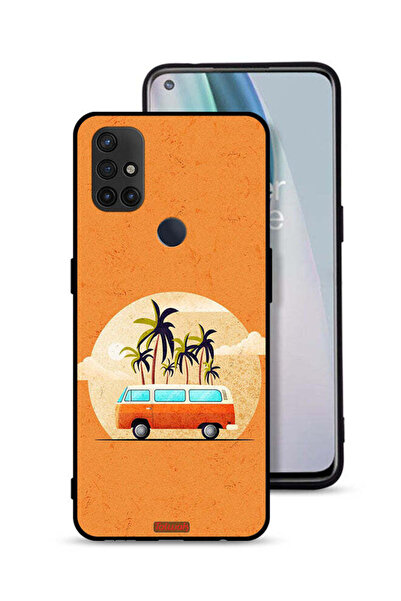 Tolwak غطاء حماية لهاتف OnePlus Nord N10 5G برسومات حافلة فنية
