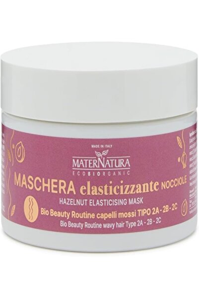MaterNatura Masca elasticizanta pentru parul ondulat 200ml cu extract de alune