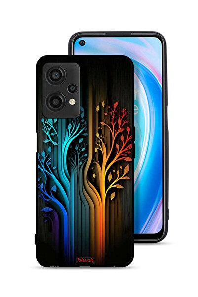 Tolwak غطاء حماية لهاتف OnePlus Nord CE 2 Lite 5G برسومات أوراق الشجر