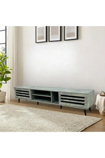 DEC26 Plasma TV table with an elegant and distinctive design, 200 cm