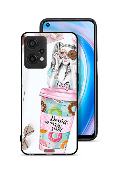 Tolwak OnePlus Nord CE 2 Lite 5G Protective Case Cover Donut Worry Girl