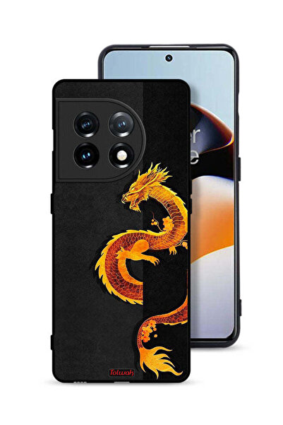 Tolwak غطاء حماية لهاتف OnePlus 11 5G برسومات فن التنين