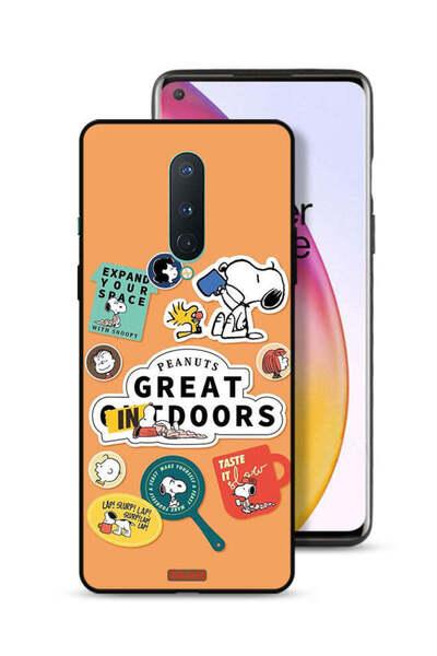 Tolwak غطاء حماية لهاتف OnePlus 8 بملصقات الفول السوداني