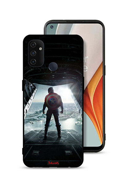 Tolwak غطاء حماية لهاتف OnePlus Nord N100 بتصميم صورة كابتن أمريكا