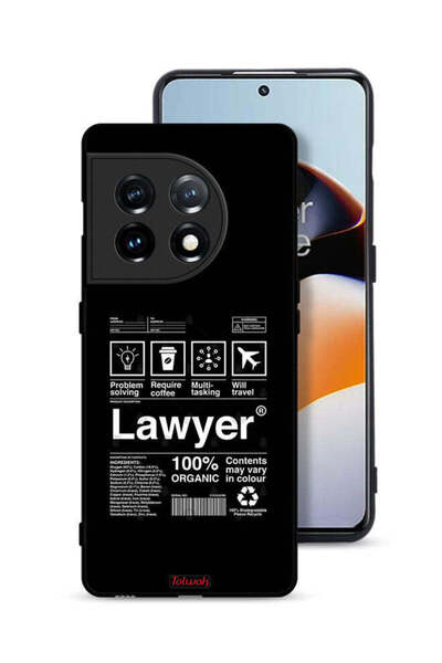 Tolwak غطاء حماية لهاتف OnePlus 11 5G بملصق محامٍ