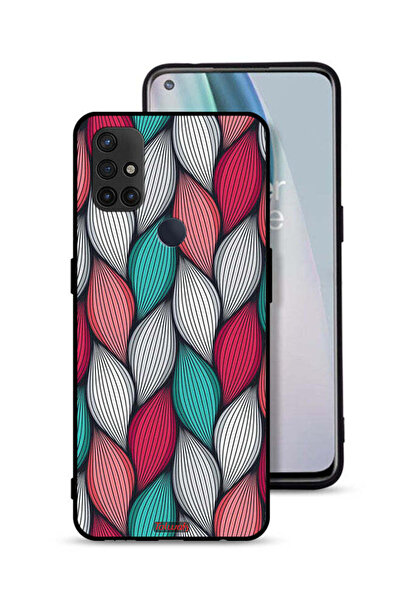 Tolwak غطاء حماية بنقشة ريش لهاتف OnePlus Nord N10 5G