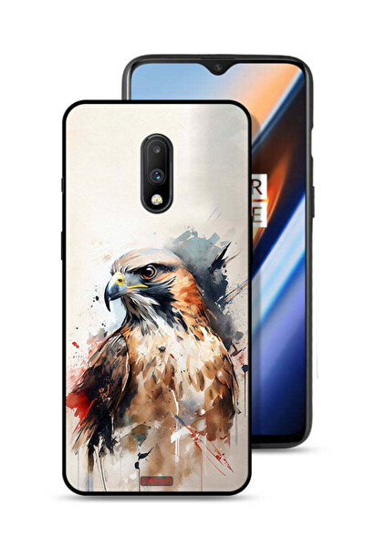 Tolwak غطاء حماية لهاتف OnePlus 7 بتصميم فن النسر التجريدي