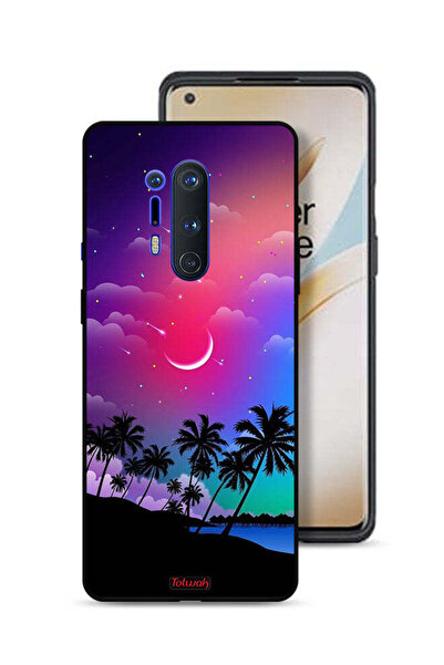 Tolwak غطاء حماية لهاتف OnePlus 8 Pro برسومات القمر في الليل