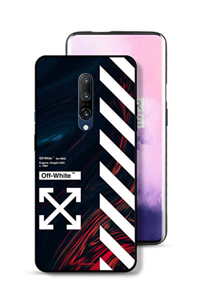 Tolwak غطاء حماية لهاتف OnePlus 7 Pro، ملصق أبيض عاجي