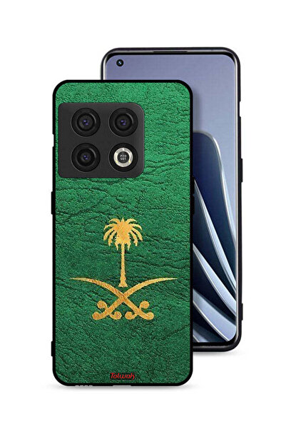 Tolwak غطاء حماية لهاتف OnePlus 10 Pro 5G، علامة المملكة العربية السعودية، مصنوع من الجلد