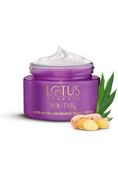 Lotus Herbals Youthrx Anti Ageing Nourishing Night Creme, White 50g
