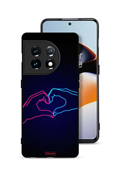 Tolwak غطاء حماية لهاتف OnePlus 11 5G بتصميم يد تلامس القلب