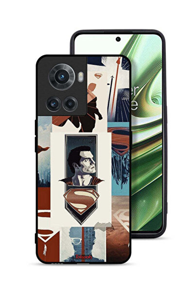 Tolwak غطاء حماية لهاتف OnePlus 10R 5G برسومات سوبرمان